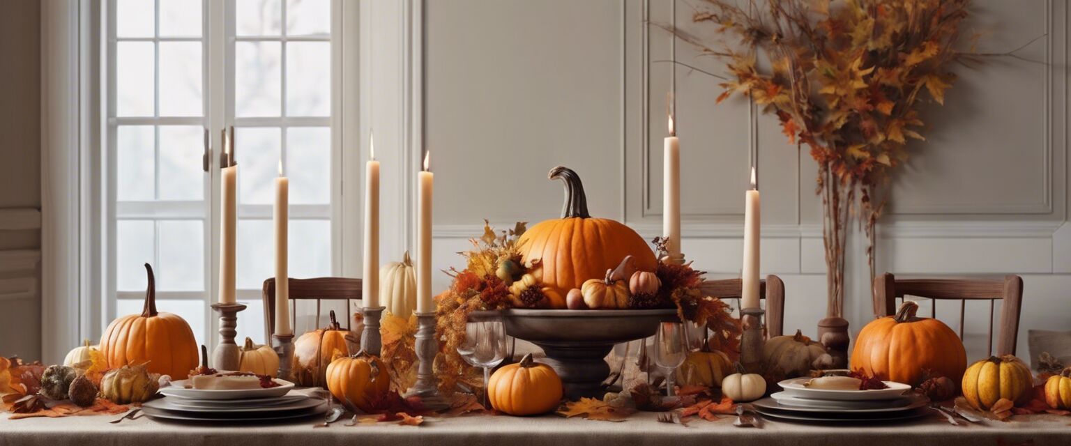 Thanksgiving table decorations