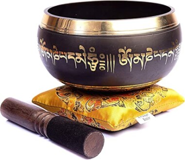 Tibetan Singing Bowl Set Bronze